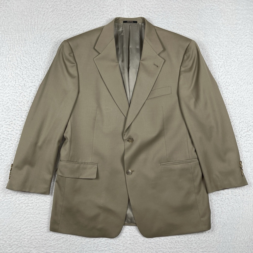 Hart Schaffner Marx Suitā Jacket Mens 42S Short Brown Vintage Workwear Office